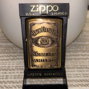 Vintage Zippo Jack Daniels Lighter in Case